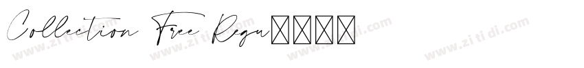 Collection Free Regu字体转换